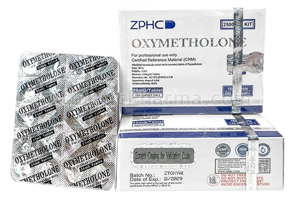 Oxymetholone 25 (ZPHC) 100tab Oxymetholone 25 (ZPHC) 100tab
