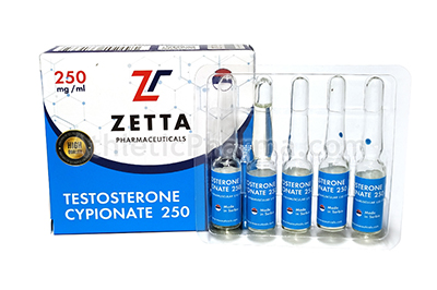 Testosterone Cypionate 250 (ZETTA) ампула 1ml Testosterone Cypionate 250 (ZETTA) ампула 1ml