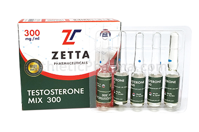 Testosterone Mix 300 (ZETTA) ампула 1ml Testosterone Mix 300 (ZETTA) ампула 1ml