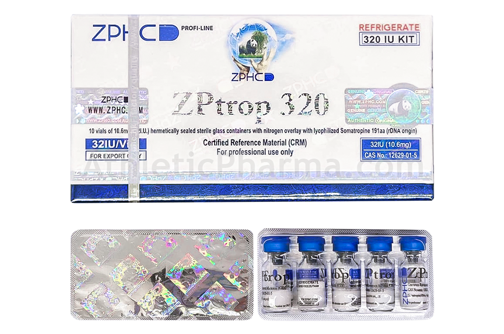 ZPtrop 320 (ZPHC) упаковка 20 флаконов (32IU x 10) ZPtrop 320 (ZPHC) упаковка 20 флаконов (32IU x 10)