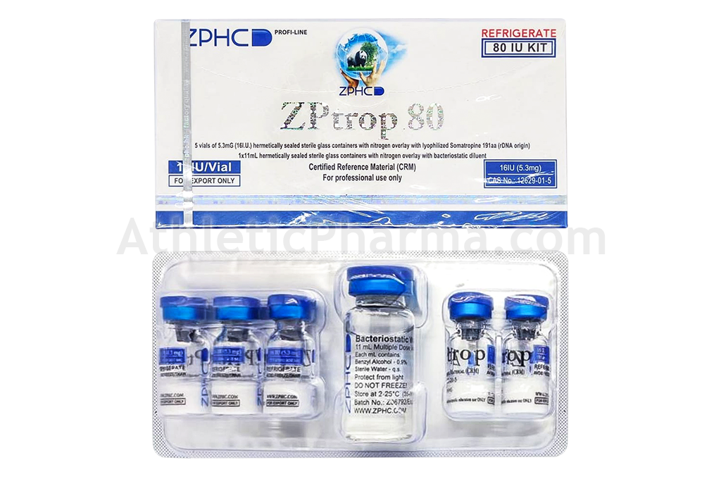 ZPtrop 80 (ZPHC) упаковка 5 флаконов (16IU x 5) ZPtrop 80 (ZPHC) упаковка 5 флаконов (16IU x 5)