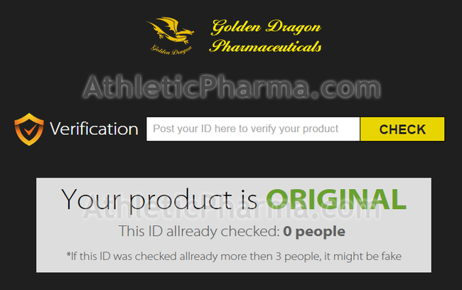 Проверка оригинальности препаратов Golden Dragon Подтверждение подлинности препарата Golden Dragon