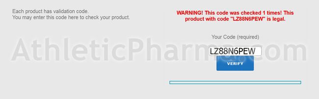 Lyka Labs – повторная попытка введения кода товара  Система защиты продукции Lyka Labs от копирования